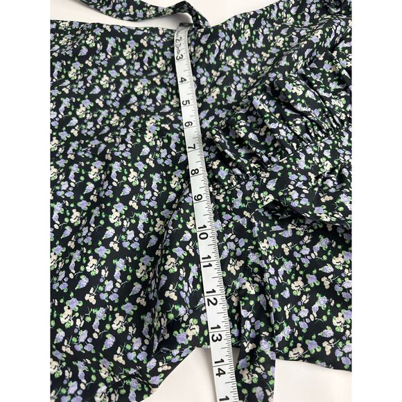 NWT English Factory Size XS Floral Wrapped Mini Dress Ruffles Feminine - Picture 15 of 16